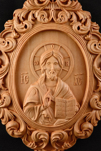 GOD ALMIGHTY PANAGIA #1 WOODEN CARVED