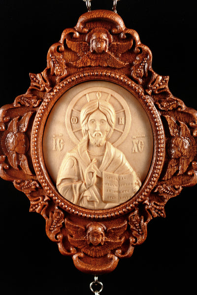 GOD ALMIGHTY PANAGIA #2 WOODEN CARVED